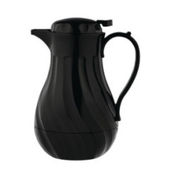 Pichet isotherme torsadé Olympia noir 2L