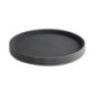 Plateau antidérapant en plastique Olympia Kristallon rond noir 356mm