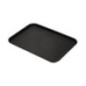 Plateau de service rectangulaire fibre de verre antidérapant Camtread Cambro noir 450x650mm (Lot de 6)