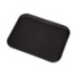 Plateau rectangulaire antidérapant en fibre de verre Camtread Cambro noir 45,7 cm