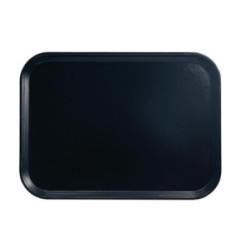 Plateau fibre de verre Camtray Cambro noir 45,7 cm