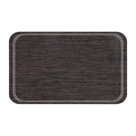 Plateau rond en mélamine Roltex GN1/1 antidérapant 530x325mm wengé