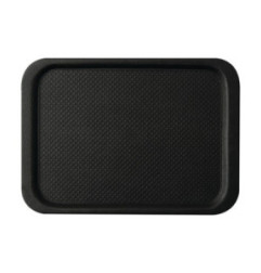 Plateau antidérapant Roltex Blackline rond 490 x 340mm noir