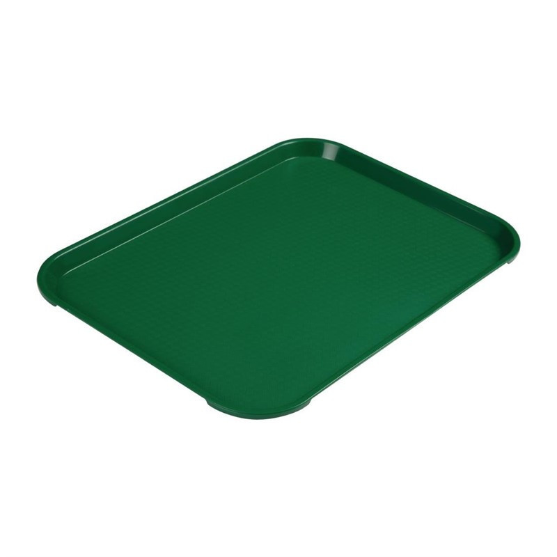 Plateau en polypropylène Fast Food Cambro vert 410 mm