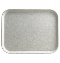 Plateau en polyester Versalite Cambro gris moucheté 457mm