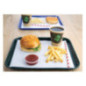 Plateau fast food en plastique Olympia Kristallon vert