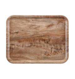 Plateau stratifié surface grainée Madeira Cambro olivier clair 46 cm