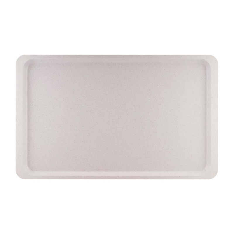 Plateau de service en polyester Roltex GN1/1 530x325mm gris moucheté