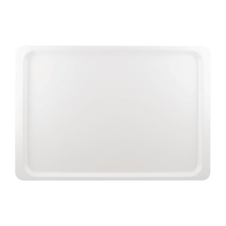 Plateau de service en polyester Roltex Euronorme 530 x 370mm blanc