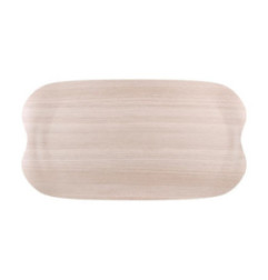 Plateau de service Roltex Wave 43x23cm bois clair veiné