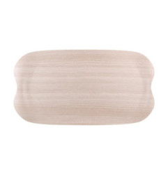 Plateau de service Roltex Wave 43x23cm bois clair veiné