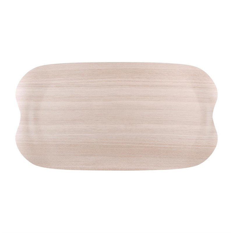 Plateau de service Roltex Wave 43x23cm bois clair veiné