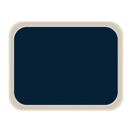 Plateau de service en polyester Roltex standard 455x355mm bleu