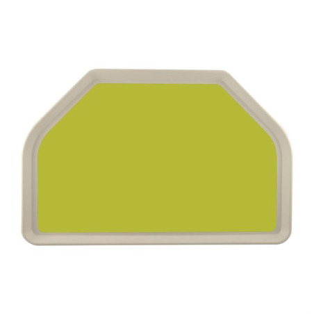 Plateau de service en polyester Roltex Trapèze GN 500x325mm vert