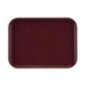 Plateau antidérapant rectangulaire en fibre de verre Cambro EpicTread bordeaux 415 mm