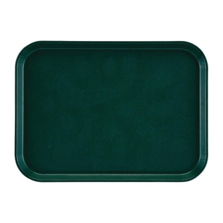 Plateau antidérapant rectangulaire en fibre de verre Cambro EpicTread vert 415 mm