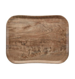 Plateau polyester Century aspect naturel bois Cambro olivier clair 330 x 430mm