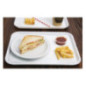 Plateau fast food en plastique Olympia Kristallon blanc 345 x 265mm