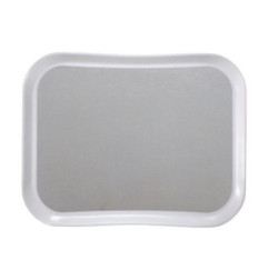 Plateau en polyester Century Fun Cambro Versa Lite 43 cm gris perle