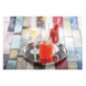 Plateau de service rond inox Olympia 305mm