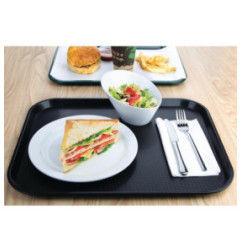 Plateau self-service Olympia Kristallon noir 450 x 350mm