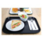 Plateau self-service Olympia Kristallon noir 450 x 350mm