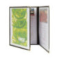 Protège-menus Securit Crystal A4 triples (lot de 3)