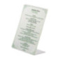 Protège-menus incliné en acrylique Olympia A5
