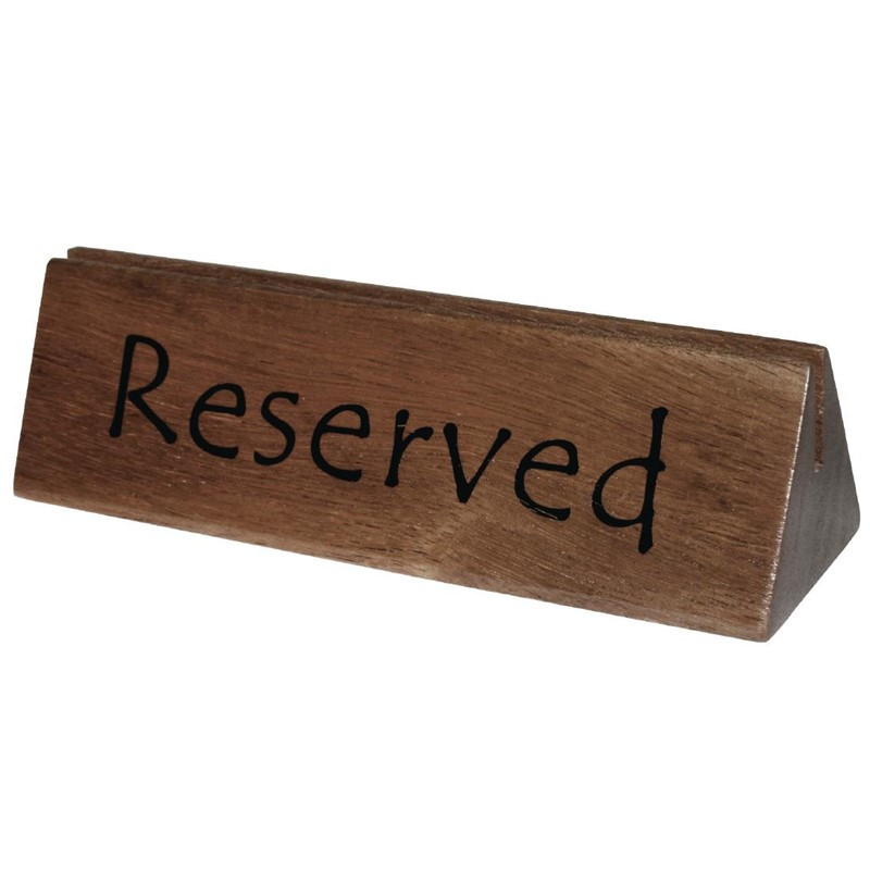 Chevalet en bois Olympia réservé (Lot de 10)