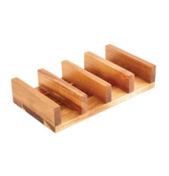 Présentoir à sandwichs en acacia Olympia