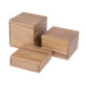 Réhausses en acacia Olympia 50/100/150(H)mm (lot de 3)