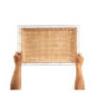 Panier en osier avec structure métallique Olympia GN1/1