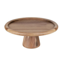 Présentoir à gâteau en acacia Olympia 305(Ø) x 127(H)mm