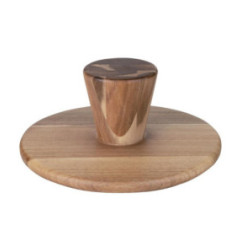 Présentoir à gâteau en acacia Olympia 305(Ø) x 127(H)mm