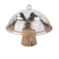 Présentoir à gâteau en acacia Olympia 305(Ø) x 127(H)mm