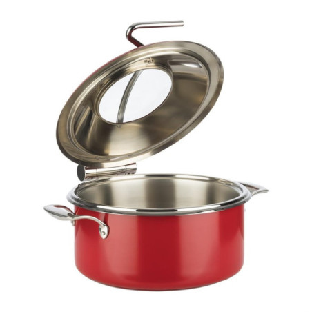 Chafing-dish rouge APS 305 mm 