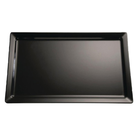 Plateau en mélamine APS Pure noir GN1/2