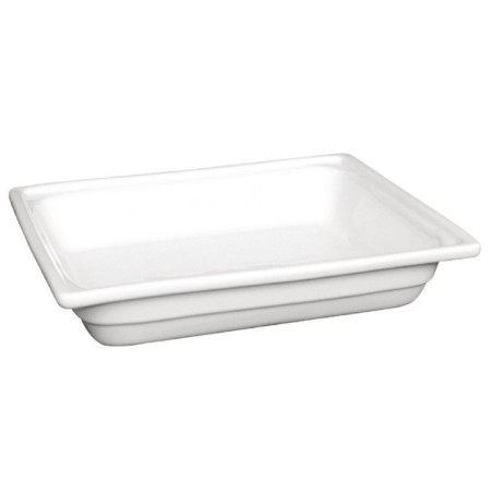 Plat en porcelaine GN 1/2 65mm Olympia