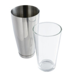 Shaker type Boston et verre APS