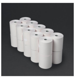 Rouleaux de caisse non thermiques 2 plis blanc et rose Fiesta 76 x 71mm (lot de 20)