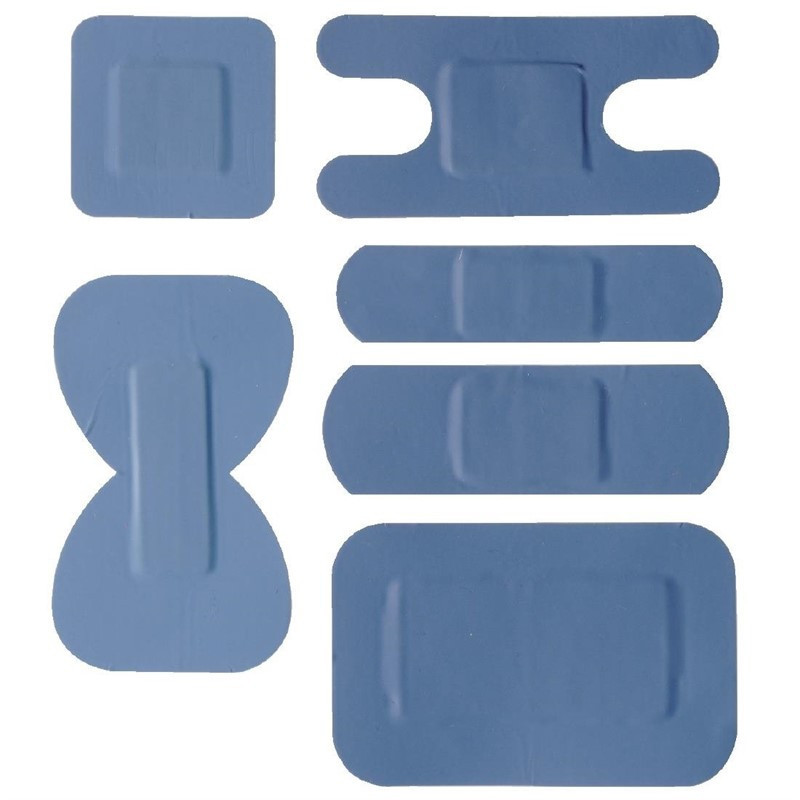 Pansements bleus assortis (Lot de 100)