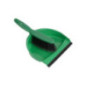 Set balayette à poils doux et pelle Jantex vert