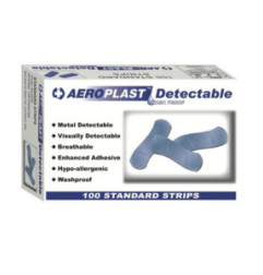 Pansements bleus détectables (Lot de 100)
