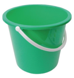 Seau rond en plastique Jantex 10L vert