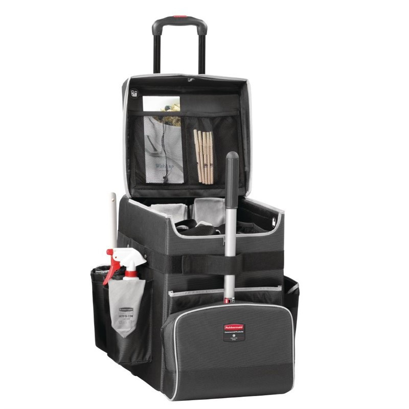 Chariot de service mobile Rubbermaid Quick Cart taille moyenne