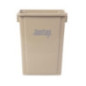 Conteneur de recyclage Nisbets Essentials beige 56L