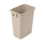 Conteneur de recyclage Nisbets Essentials beige 56L