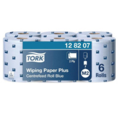 Bobines bleues pour distributeur à dévidage central Tork (lot de 6)