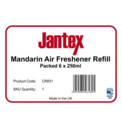 Recharges assainisseur d air 270ml Jantex mandarine