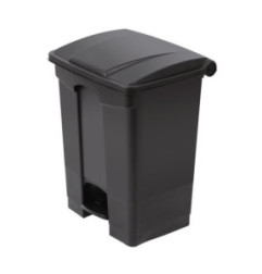 Poubelle de cuisine à pédale Jantex noire 65L